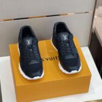 Louis Vuitton Black/White Monogram Run Away Sneakers - Image 3