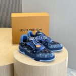 Louis Vuitton Mixed Navy Color Trainer