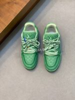 Louis Vuitton Mini Monogran Cool Green Trainer - Image 3