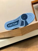 Louis Vuitton Blue Monogram Denim Trainer - Image 4