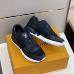 Louis Vuitton Black/White Monogram Run Away Sneakers - Image 2