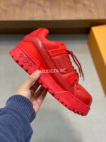 Louis Vuitton Crocodile Red Trainer - Image 3