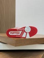 Louis Vuitton Pearls Red Trainer - Image 4