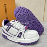 Louis Vuitton Maxi Purple/White Trainer - Image 4