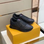 Louis Vuitton Active Leather Black Monogram Run Away