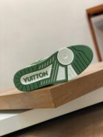Louis Vuitton Green/White Trainer - Image 4