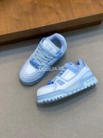Louis Vuitton Maxi Metallic Ligh Blue Trainer - Image 2