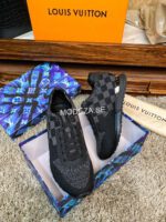 Louis Vuitton Black Monogran Run Away Trainer - Image 3