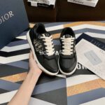 Christian Dior B27 Black Leather Sneakers - Image 5