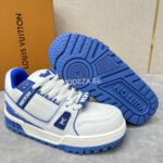 Louis Vuitton Maxi Blue/White Trainer - Image 4
