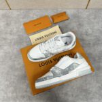 Louis Vuitton Snake Leather White Trainer #1 - Image 4