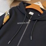 Burberry Check Detailed Zip Hoodie - Image 2