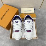 Louis Vuitton Maxi Purple/White Trainer - Image 3