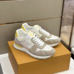 Louis Vuitton Beige/White Run Away Sneakers