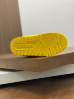 Louis Vuitton Crocodile Yellow Trainer - Image 4
