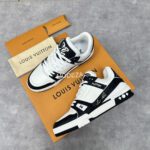Louis Vuitton Crocodile Leather Black/White Trainer - Image 3