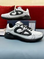 Christian Dior B30 White/Black Mesh Sneakers