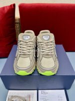 Christian Dior B30 Beige/Lime Mesh Sneakers - Image 3