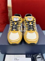 Christian Dior B30 Yellow Mesh Sneakers - Image 3