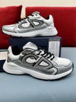 Christian Dior B30 Silver/White Mesh Sneakers