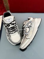Christian Dior B30 Silver/White Mesh Sneakers - Image 4