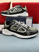 Christian Dior B30 Green/Black Mesh Sneakers