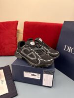 Christian Dior B30 Black Mesh Sneakers