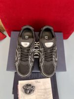 Christian Dior B30 Black Mesh Sneakers - Image 3