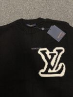 Louis Vuitton Big logo Knitted Black Sweater - Image 2