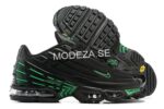 Nike Air Max Plus 3 Black/Green Logo Sneakers - Image 3