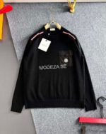 Moncler logo Knitted Black Sweater