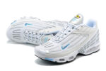 Nike Air Max Plus 3 White/Blue Logo Sneakers