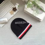 Moncler Enfant Virgin-Wool Logo Patch Black Beanie - Image 3