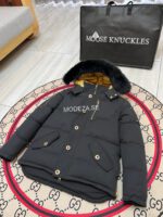 Moose Knuckles 3Q Gold Black Jacket - Image 2