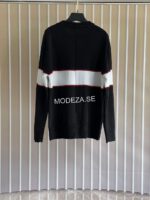 Givenchy Logo-Stripe Intarsia Jumper Black - Image 2