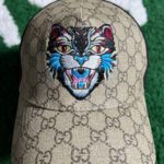 Gucci GG Cat Khaki Hat - Image 2