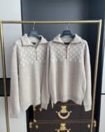 Louis Vuitton Ribbed Half-Zip Pullover