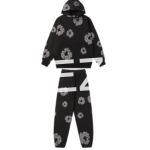 Denim Tears Black Tracksuit Black Flower