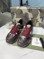 Valentino Garavani Mesh Nior Camouflage Rockrunner Sneaker - Image 2