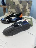 Valentino Garavani Rockrunner Camouflage Trainers In Nappa Fabric - Image 3