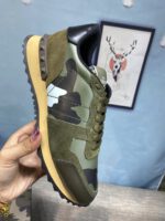 Valentino Garavani Mesh Nior Camouflage Rockrunner Sneaker