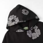 Denim Tears Black Tracksuit Black Flower - Image 3