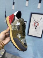 Valentino Garavani Mesh Nior Camouflage Rockrunner Sneaker