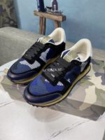 Valentino Garavani Rockrunner Camouflage Trainers In Nappa Fabric - Image 3
