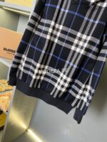 Burberry Rutig Blue Hoodie - Image 4