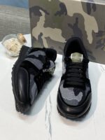 Valentino Garavani Mesh Mesh Camouflage Rockrunner Sneaker - Image 3