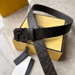 Fendi Monogram Logo Belt