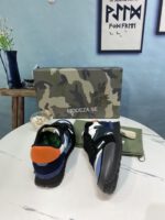 Valentino Garavani Rockrunner Camouflage Trainers In Nappa Fabric - Image 4