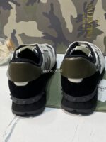 Valentino Garavani Rockrunner Camouflage Trainers In Nappa Fabric - Image 5
