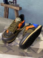 Valentino Garavani Mesh Nior Camouflage Rockrunner Sneaker - Image 3